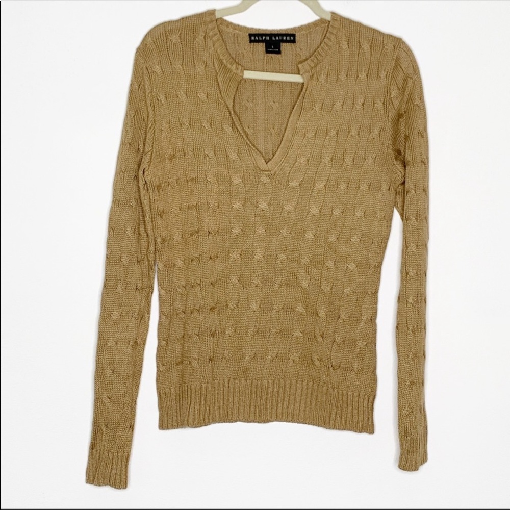 Ralph Lauren Black Label Cable Knit Sweater